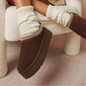 Cozy Platform Mules